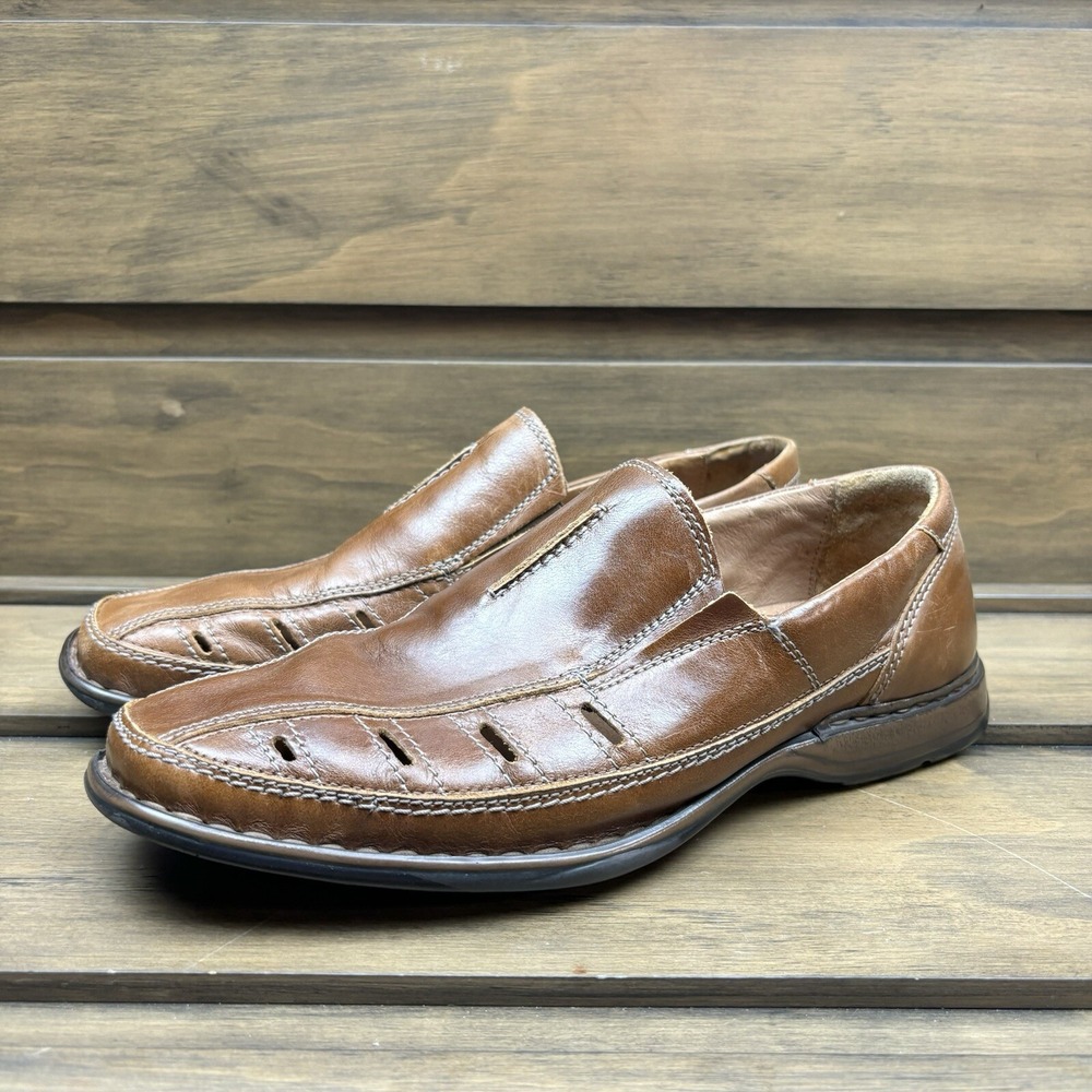 Josef Seibel Men's Steven 12 Fisherman Loafers Size 42/US 9 Brown Leather‎